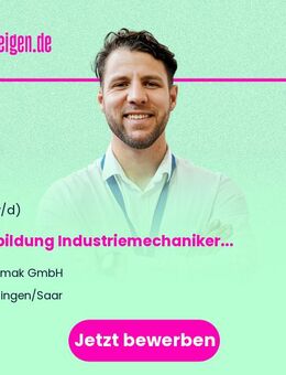 Ausbildung Industriemechaniker (m/w/d) - Dillingen (Saar)