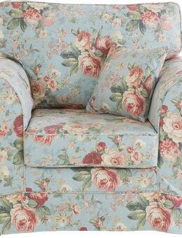 Home affaire Sessel Shadmoor, Hussenoptik, in uni oder mit Blumendruck, passend zur Shadmoor-Serie