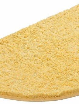 KiNZLER Badematte Chaozhou, Höhe 20 mm, rutschhemmend beschichtet, fußbodenheizungsgeeignet, Polyester, halbrund, Badteppich, Uni Farben, weich, als rechteckig, rund & Set erhältlich