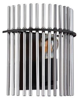 GLOBO LIGHTING Wandleuchte GORLEY, ohne Leuchtmittel, Design Glasstäbe, Wandlampe, Wohnzimmer, Esszimmer, Schlafzimmer