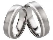 925 Silber in Titanringe T087 breite 6mm und matt - Aholming