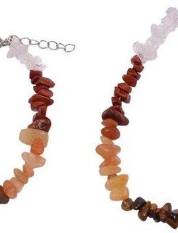 Firetti Schmuckset Multipack Schmuck Geschenk Armband Fußkette Chakra Edelsteine (Set, 2-tlg), Made in Germany - mit Edelsteinen
