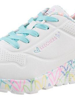 Skechers UNO LITE-LOVELY LUV Sneaker, Schnürschuh mit bedruckter Sohle, Größenschablone zum Download