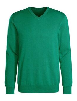 H.I.S Strickpullover mit V-Ausschnitt, Pullover aus Feinstrick, Baumwollmischung