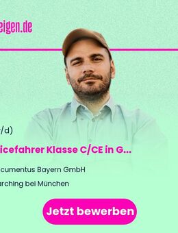 Servicefahrer Klasse C/CE in Garching (m/w/d) - Garching (München)