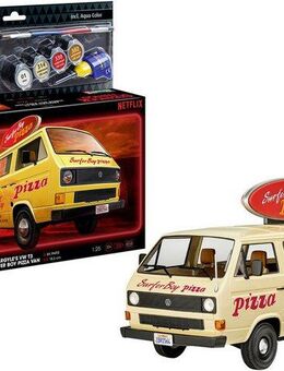 Revell® Modellbausatz StrangerThings, Argyle’s VW Bus T3 Bulli Surfer Boy, Maßstab 1:25, Made in Europe