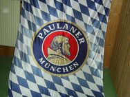 Paulaner Bräu München Fahne Banner Flagge Biergarten - Memmingen