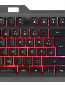 Speedlink LUNERA Metal Rainbow Gaming-Tastatur (mehrfarbige Beleuchtung)
