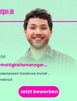 Nachhaltigkeitsmanager (m/w/d) - Osnabrück