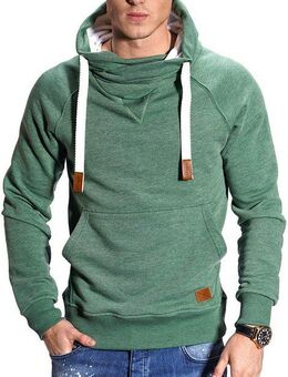 behype Kapuzensweatshirt JULES mit hohem Kragen