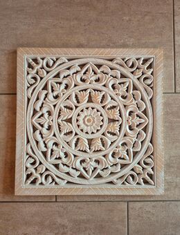 Wanddeko Mandala Holz geschnitzt von Maison du Monde - Pfaffenhofen (Glonn)
