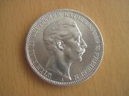 3 Mark Reichsmark 1909 A  Wilhelm II. König von Preussen, 900er Silber - Schwanewede