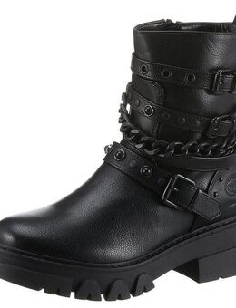 Dockers by Gerli Bikerboots mit modischer Zierkette und Nieten
