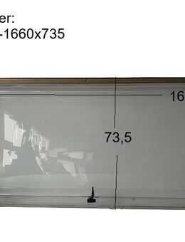 Tabbert Wohnwagenfenster Tabbert-Res D395 ca 166 x 73,5 gebr. (zB - Schotten Zentrum