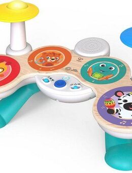 Hape Spielzeug-Musikinstrument Baby Einstein, Together in Tune Drums™, Connected Magic Touch™