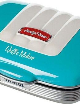 Ariete Waffeleisen 1973B blau Party Time, 700 W