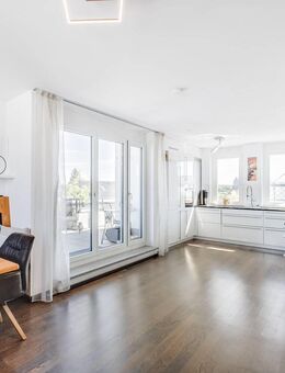 AIGNER - Stilvolles Penthouse mit umlaufender Dachterrasse - exklusives Wohnen mit Urlaubsfeeling - Olching