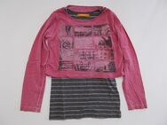 T-Shirt für Mädchen Marke Staccato Pink/Grau Gr. 140 zu verkaufen. - Bielefeld