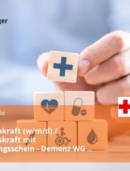 Pflegefachkraft (w/m/d) / Pflegehilfskraft mit Behandlungsschein - Demenz WG Teilzeit - Bünde