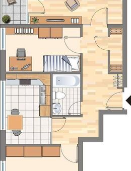 Demnächst frei! 3-Zimmer-Wohnung in Dortmund Hörde (WBS für 75m² erforderlich!) - Dortmund