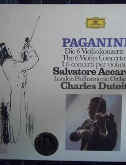 Salvatore Accardo - PAGANINI - Die 6 Violinkonzerte (5 LPs) NM - Groß Gerau