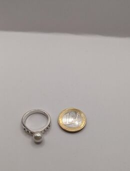 Ring Damen Modeschmuck Farbe Silber mit Perle - Essen