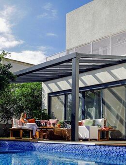 Palram - Canopia Terrassendach Stockholm Alu Terrassenüberdachung, BxT: 515x331 cm, einfache DIY Montage