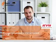 Manager Compliance & Internal Control (m/f/d) - Aschheim