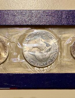 USA - Bicentennial Silber Dollar Set von 1776-1976 Unzirkuliert - Mannheim