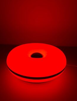 Orbit Glow Ember - orangene Design-Lampe mit Kabel & Touch - Langenberg