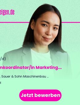 Teamkoordinator/in (m/w/d) Marketing - Kiel