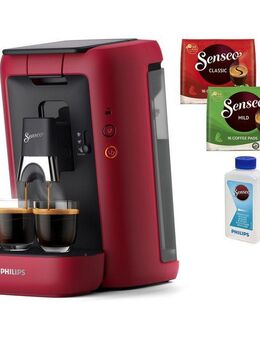 Philips Senseo Kaffeepadmaschine Maestro CSA260/90, mit drei Kaffee-Einstellungen, aus 80% rec. Plastik, Memo-Funktion, inkl. Gratis-Zugabe, Wert 14€ UVP