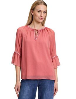 Cartoon Schlupfbluse Cartoon Damen Casual-Bluse mit Flügelärmeln