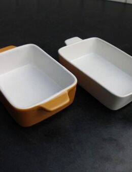 2 Schalen rechteckig ofenfest Ofenformen Auflaufformen 310 ml zus. 3,- - Flensburg