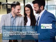 Sachbearbeiter/in (m/w/d) im Bereich Digitalisierung und Projektmanagement Teilzeit - Wehingen