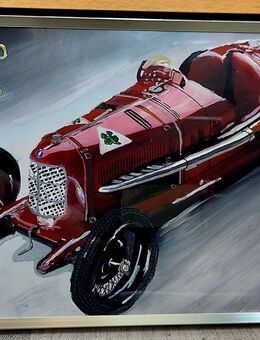 Alfa Romeo P2 Rennwagen Gemälde Bild Zeichnung Einzelstück Sammlerstück - Salzkotten