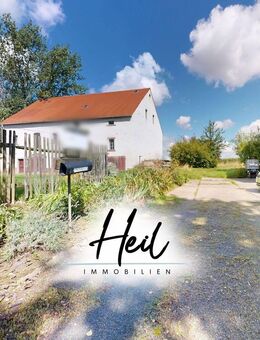 Vielseitiger Dreiseitenhof - Wohnhaus mit großer Terrasse, Fachwerkscheune & weitläufigem Grundstück - Geithain