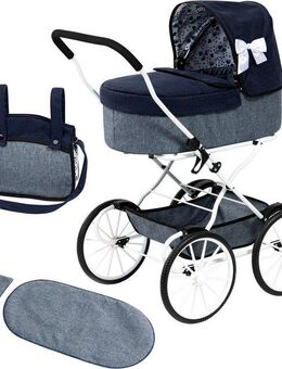 Bayer Puppenwagen nostalgisch, inklusive Umhängetasche