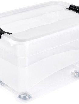 keeeper Organizer konrad (Set, 2 St), Aufbewahrungsbox, 52 L, mit Rollen, Deckel, Schiebeverschluss