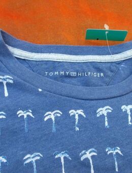 NEU mit Etikett * Karibik * Palmen * Allover * Print * Herren * oder * Damen * Unisex * Kurzarm * T- Shirt "TOMMY HILFIGER" Original * Gr. 48- 50/ M * jeans- rauch- blau * weiß * - Riedlingen