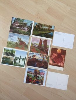 Alte Worpsweder Kunst-Postkarten um 1960 - Bremen