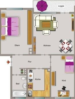 Demnächst frei! 3-Zimmer-Wohnung in Duisburg Overbruch - Duisburg