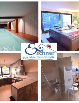 Für Genießer und Schwimmbad-Liebhaber: Großzügige 4 1/2 Zimmer mit Pool, Sauna und XL-Terrasse - Wiesbaden