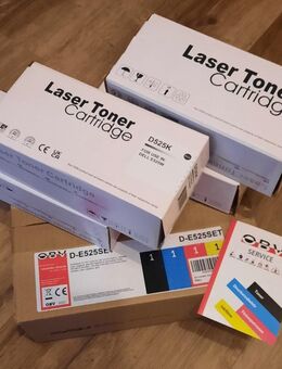 Schwarzer Toner (4 Stück) für Dell Laserdrucker E525w zu verkaufen - Haiger