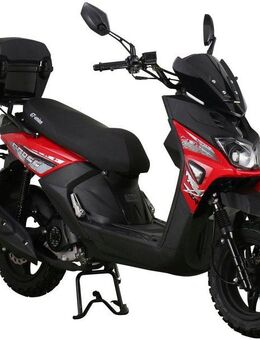 GT UNION Motorroller Cross 2.0 45, 49,6 ccm, 45 km/h, Euro 5, (Komplett-Set, 2 tlg., mit Topcase), Luftgekühlter Motor