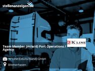 Team Member (m/w/d) Port Operations / Agency - Bremerhaven