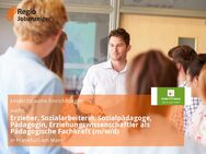 Erzieher, Sozialarbeiterin, Sozialpädagoge, Pädagogin, Erziehungswissenschaftler als Pädagogische Fachkraft (m/w/d) - Frankfurt (Main)