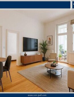 Erstbezug nach Sanierung - Charmante Altbauwohnung mit drei Zimmern, Wintergarten, Balkon und Aufzug - Frankfurt (Main)