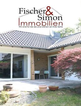 Nienburg-geschmackvoll modernisierter Bungalow mit traumhaftem Garten, sehr stadtnah u. ruhig gelegen - Nienburg (Weser)