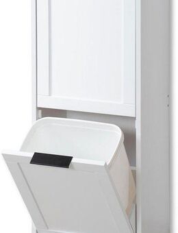 KESPER® Küchenwagen Rollwagen inkl. Abfalleimer, weiß, FSC